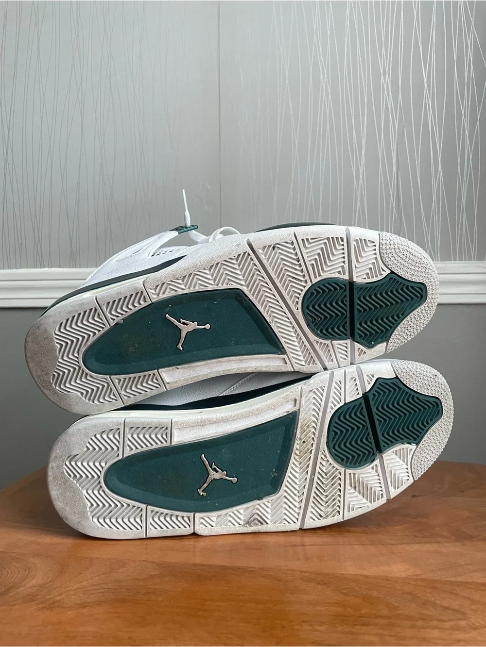 Air Jordan 4 Retro Oxidized Green White Men’s Size 12 FQ8138-103